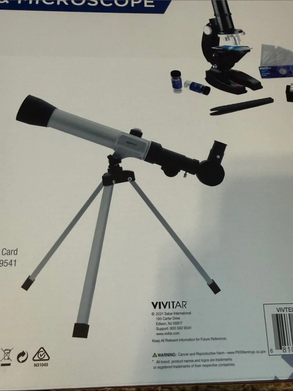 Vivitar Stars & Beyond 2-in-1 Microscope & Telescope Combo Kit